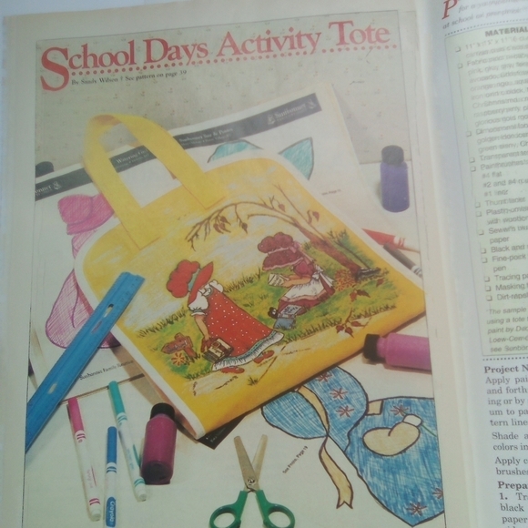 Sunbonnet Crafts Magazine Autumn 1994 Sunbonnet Sue Quilt Cross Stitch Embroider - Picture 3 of 7